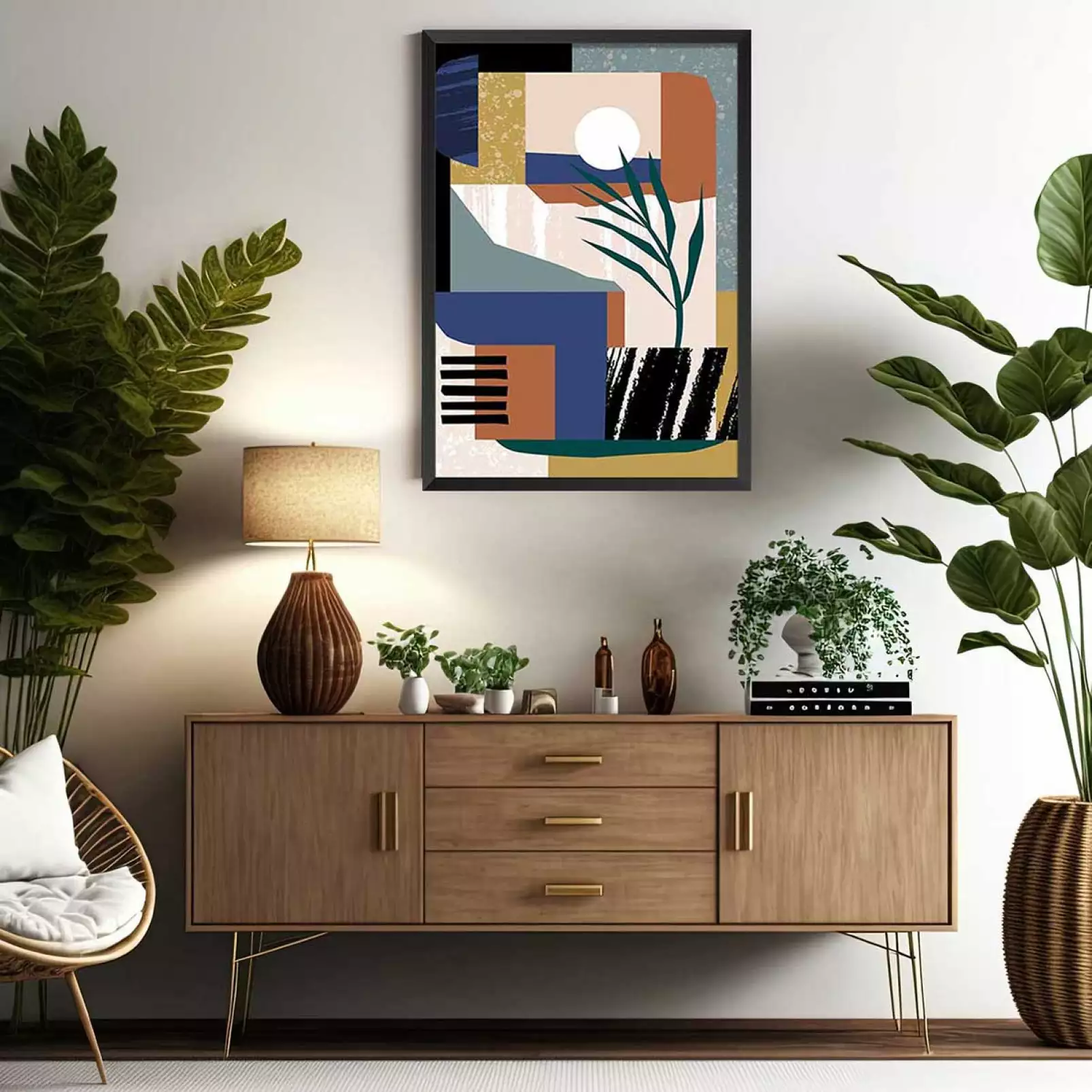 affiche-art-geometrique-shatti-sunset