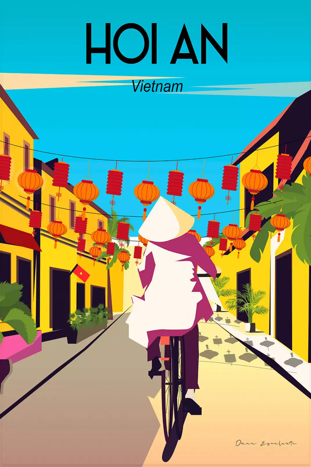 affiche-de-voyage-hoi-an-vietnam