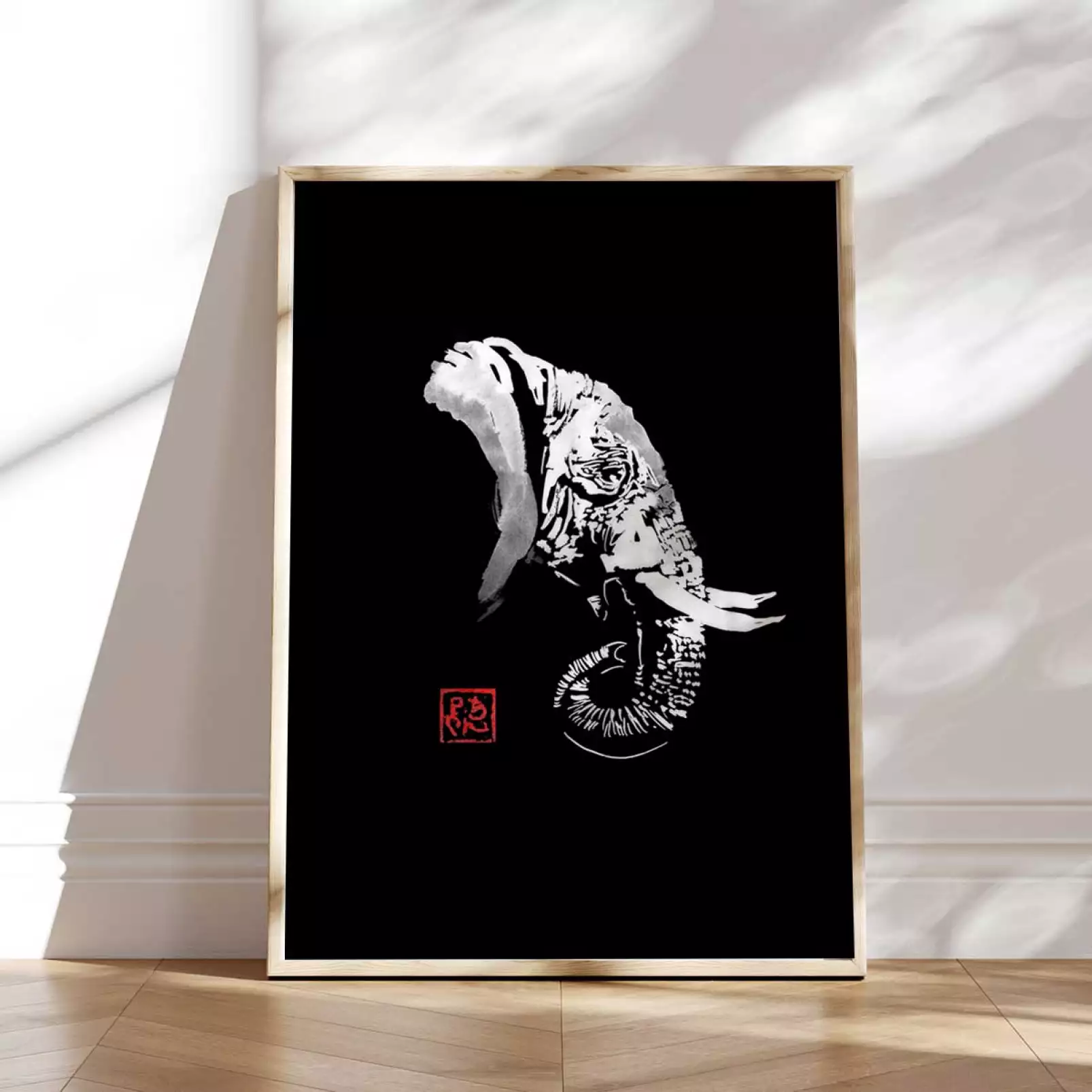 estampe-japonaise-l-elephant-noir