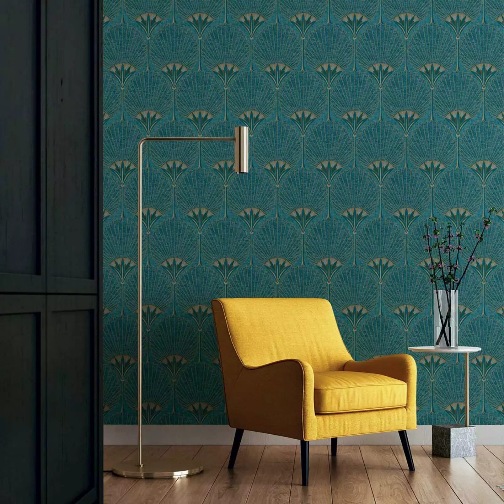 motif-art-deco-art-deco-bleu-paon