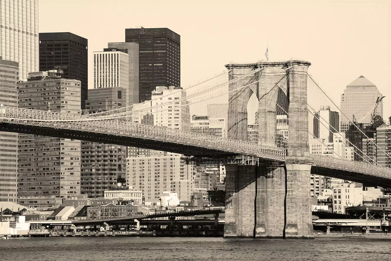 poster-de-new-york-brooklyn-bridge-sepia