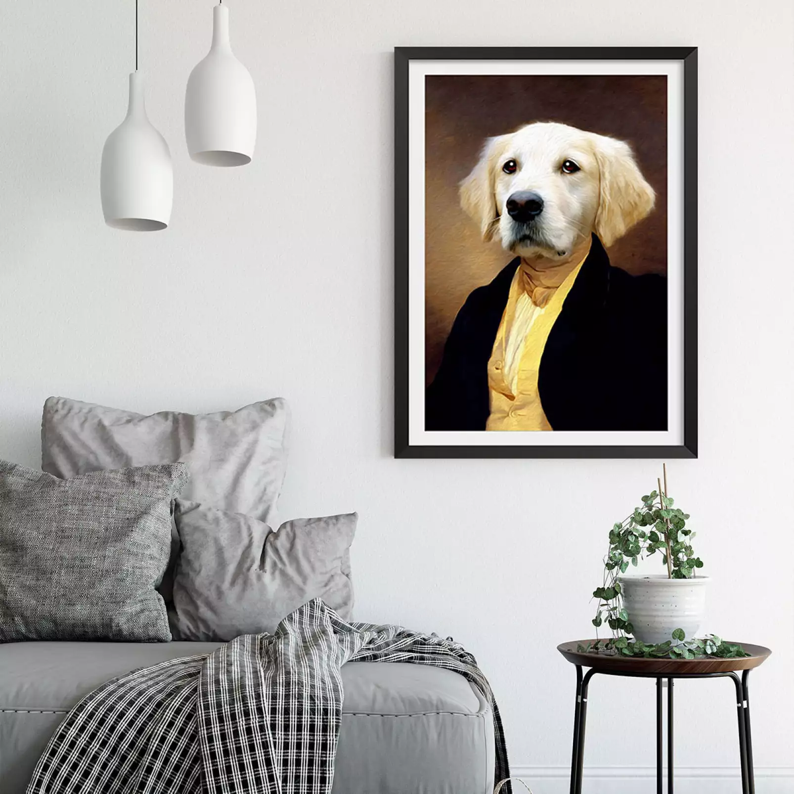 tableau-animaux-habilles-arie-le-chien