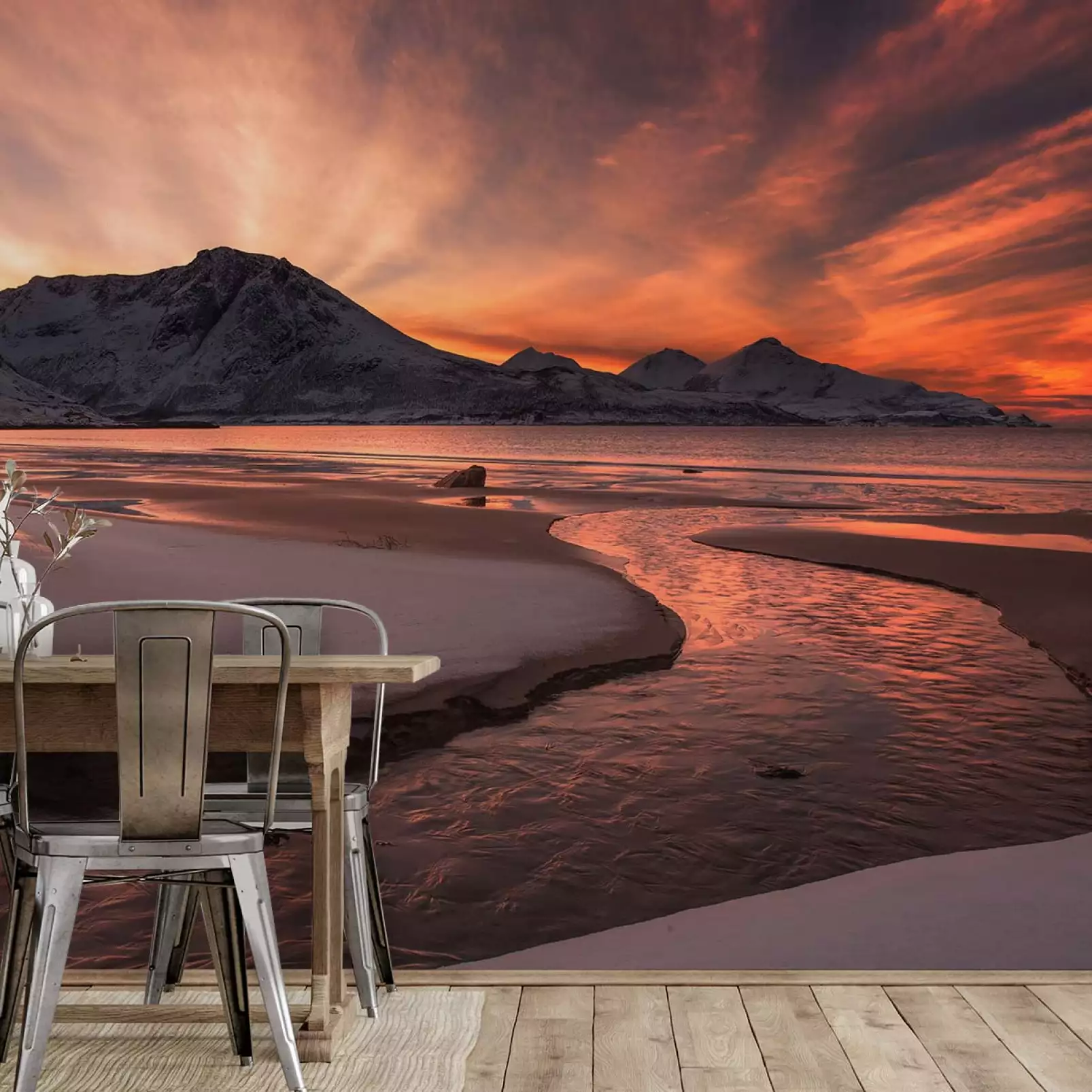 tapisserie-decoration-murale-coucher-de-soleil-sous-la-neige