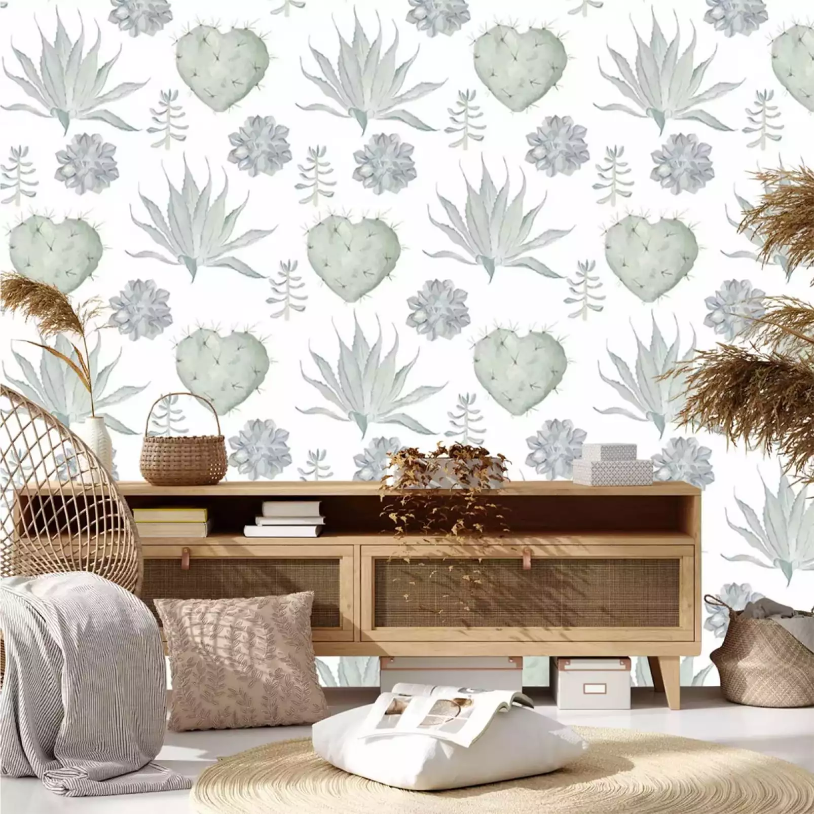 tapisserie-panoramique-coeurs-et-succulentes